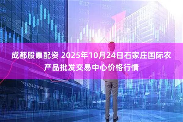 成都股票配资 2025年10月24日石家庄国际农产品批发交易中心价格行情